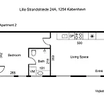 Charmerende Ved Nyhavn 2 Sal Apartmán *